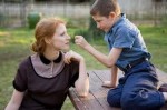 Jessica Chastain and Hunter McCracken